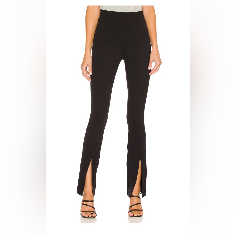 Commando Neoprene Split Front Pant in Black